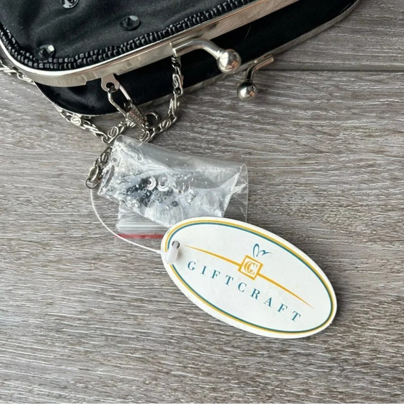 Handmade Beaded Evening Chain Strap Clutch Crossbody  Bag - Picture 9 of 14